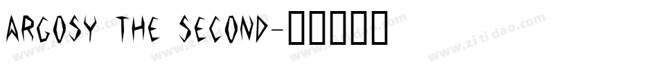Argosy the Second字体转换